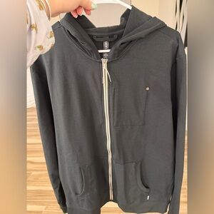 Vuori Men’s Coronado Hoodie size L Heathered Forest